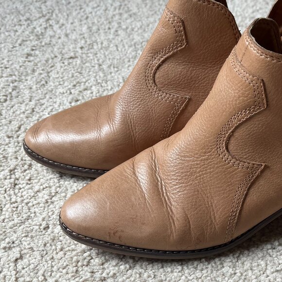Lucky Brand *LK-Leymon LEATHER Bootie* Latte | GUC | Size 6.5 | Ankle Boot - Picture 13 of 13